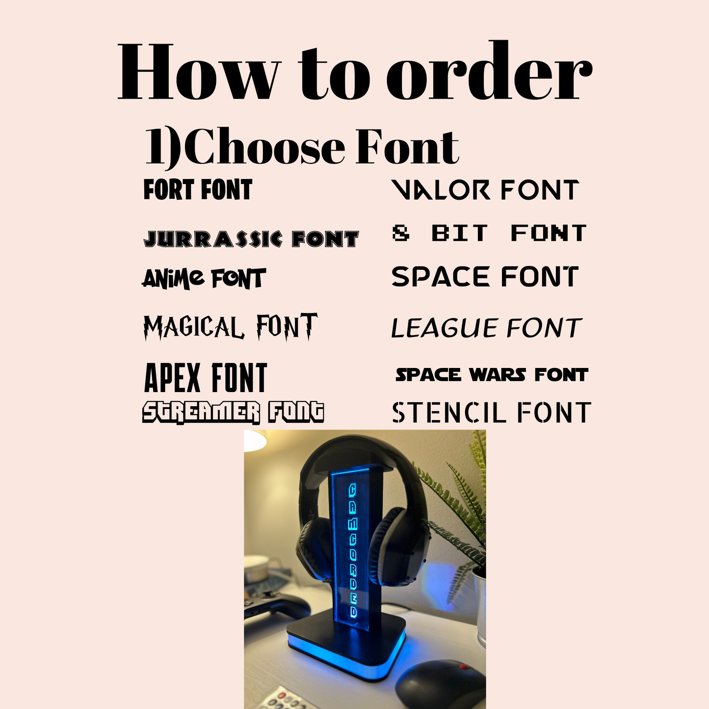 Deluxe Headphone Stand