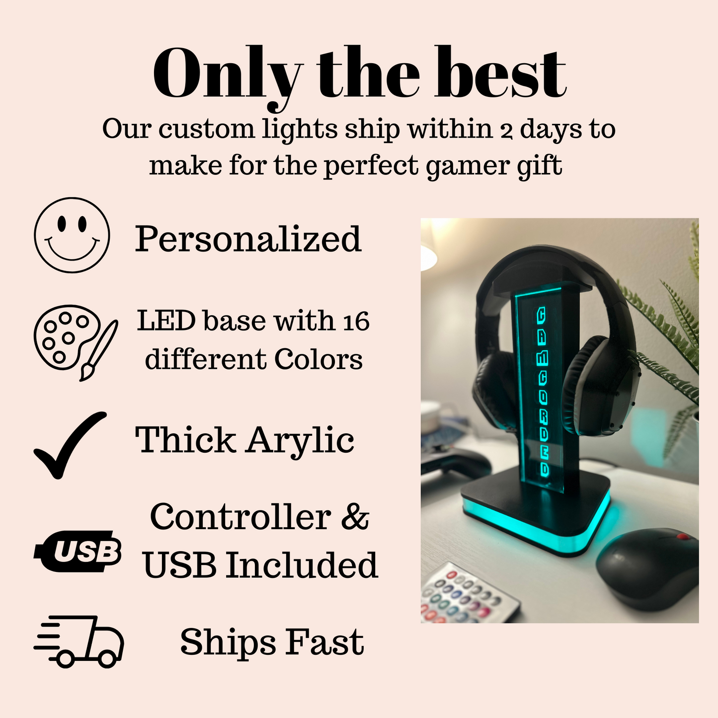 Deluxe Headphone Stand