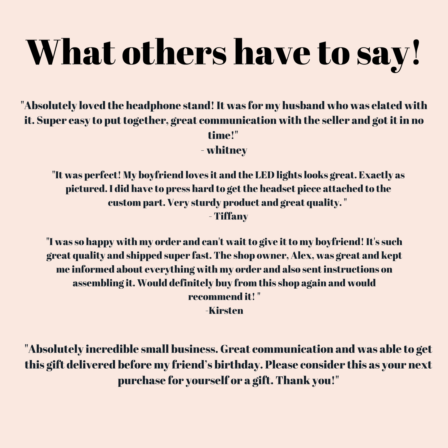 Deluxe Headphone Stand