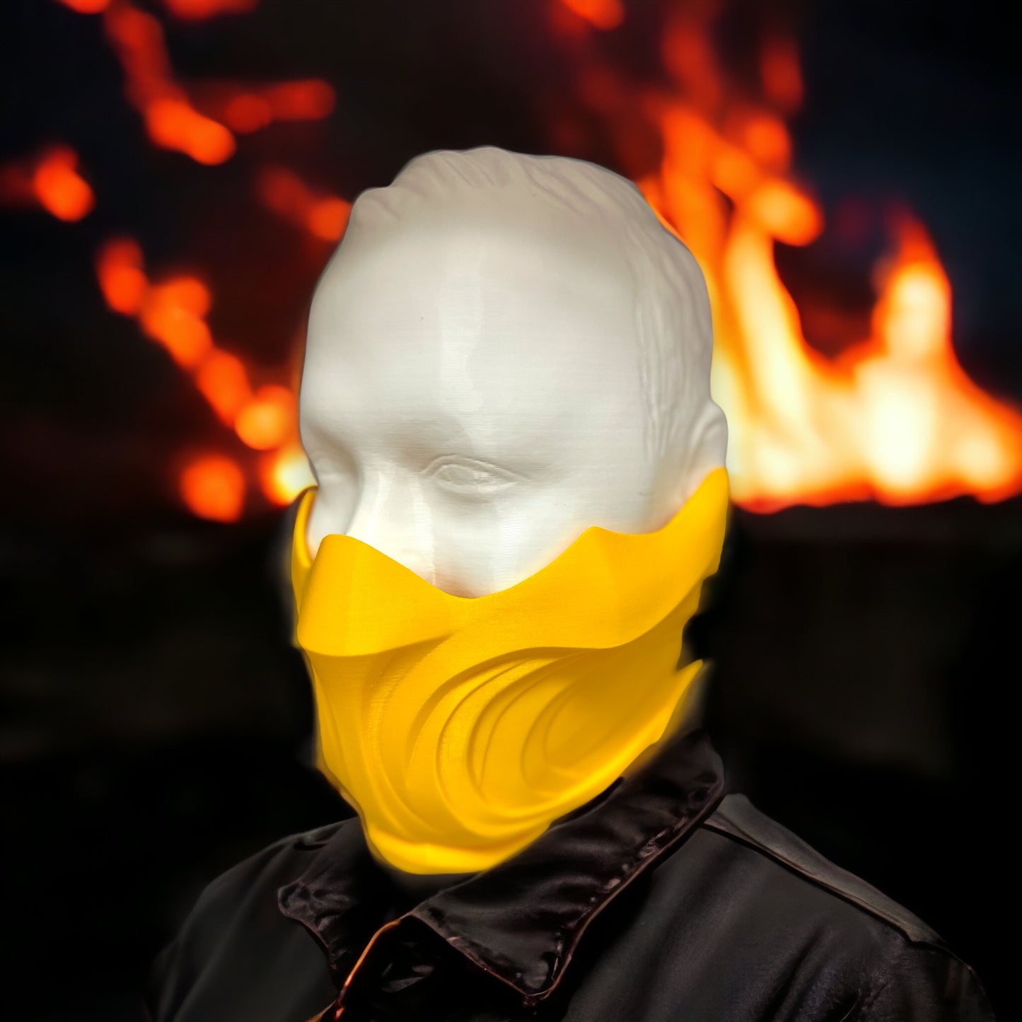 Yellow Ninja Half Mask