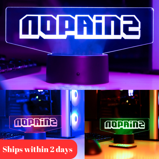 Horizontal Gamertag Light