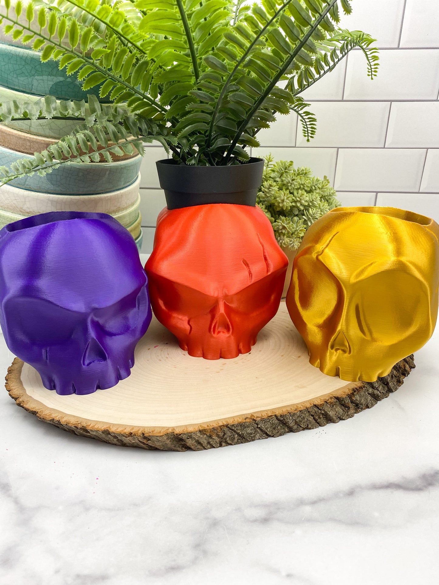 Skull Head Planters