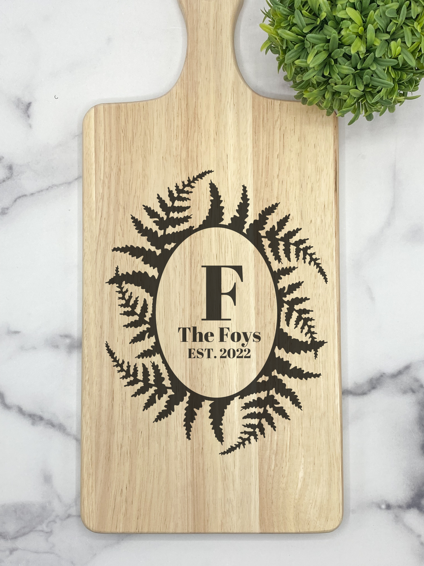 Large Floral Charcuterie Board