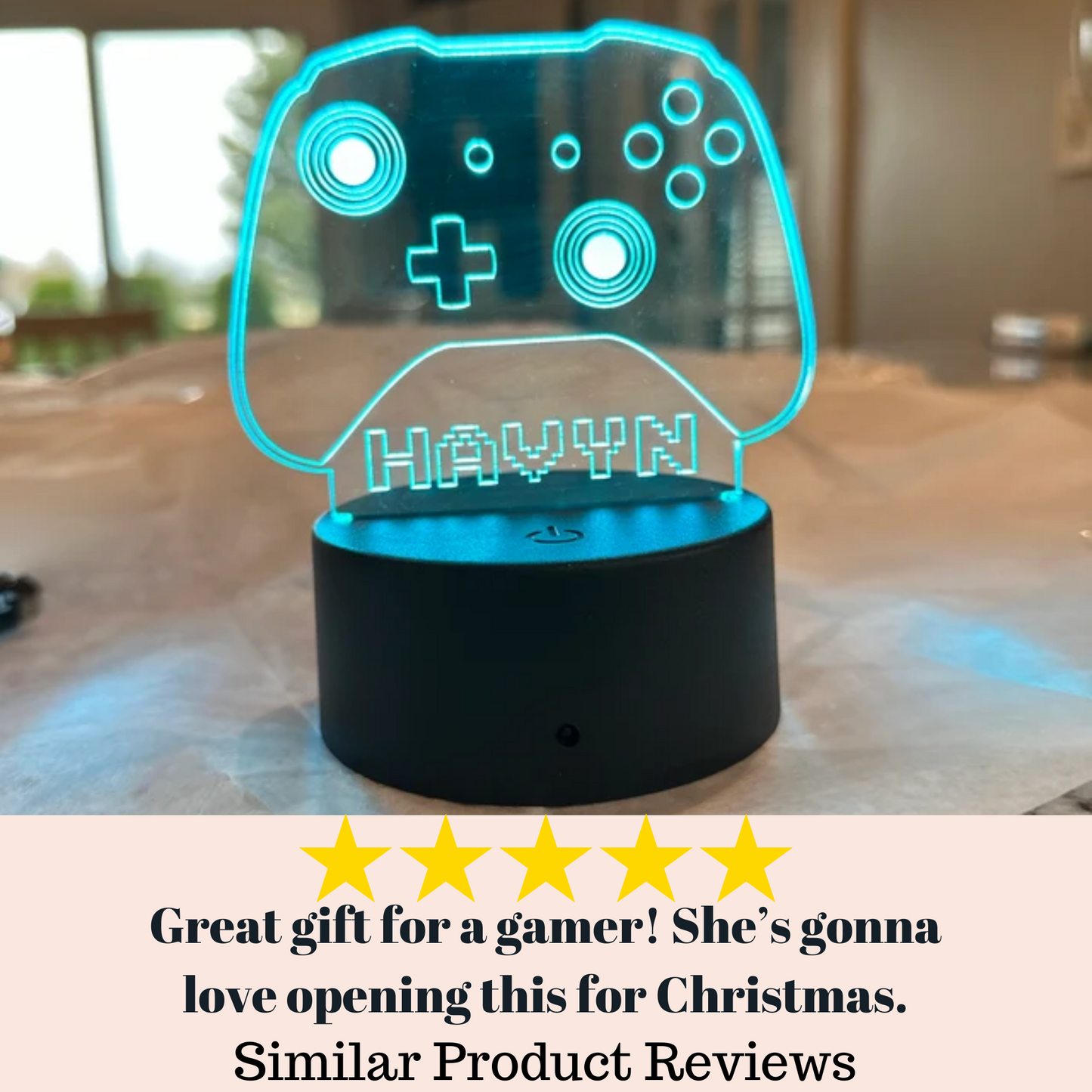 Horizontal Gamertag Light