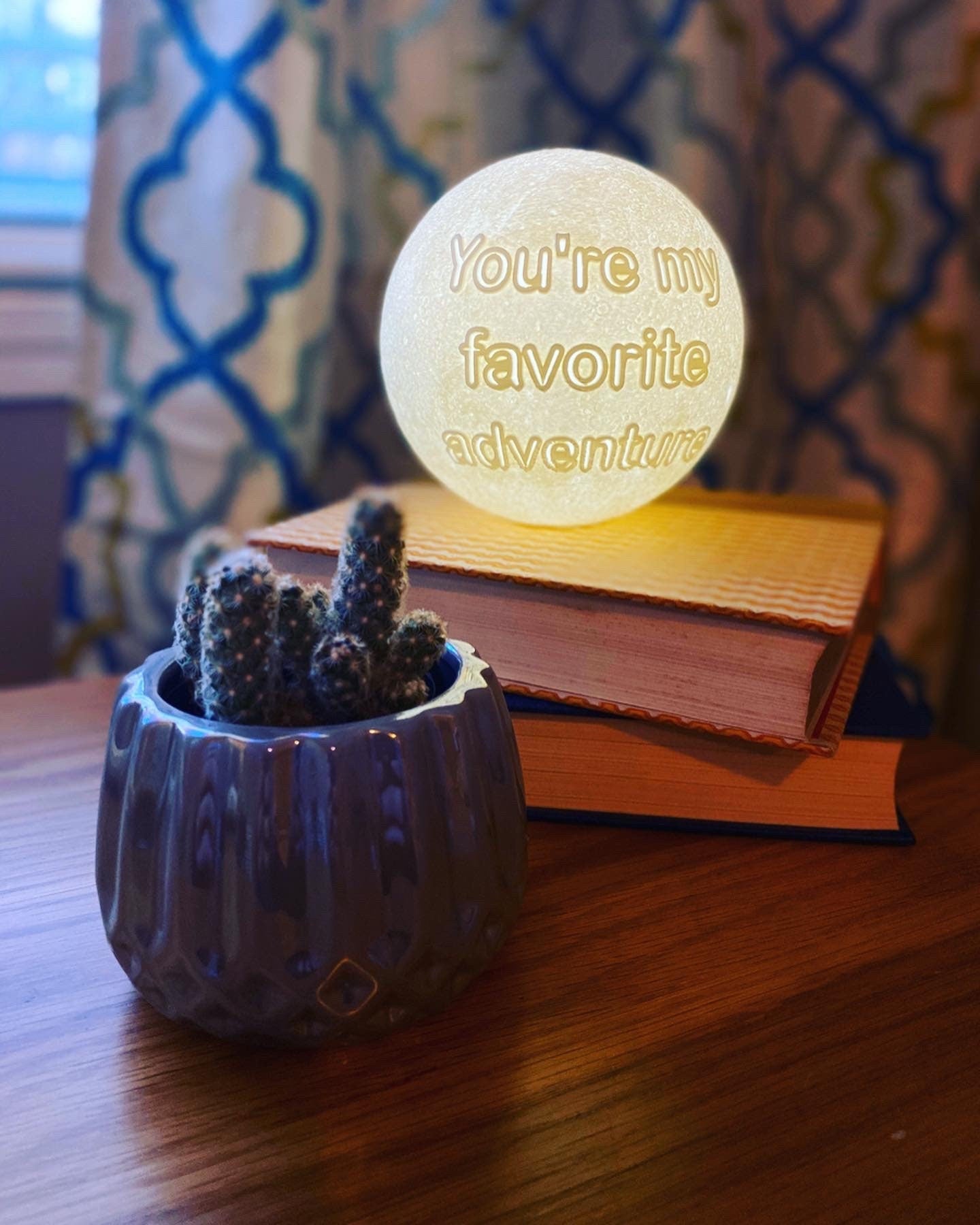 Personalized Moon Lamp