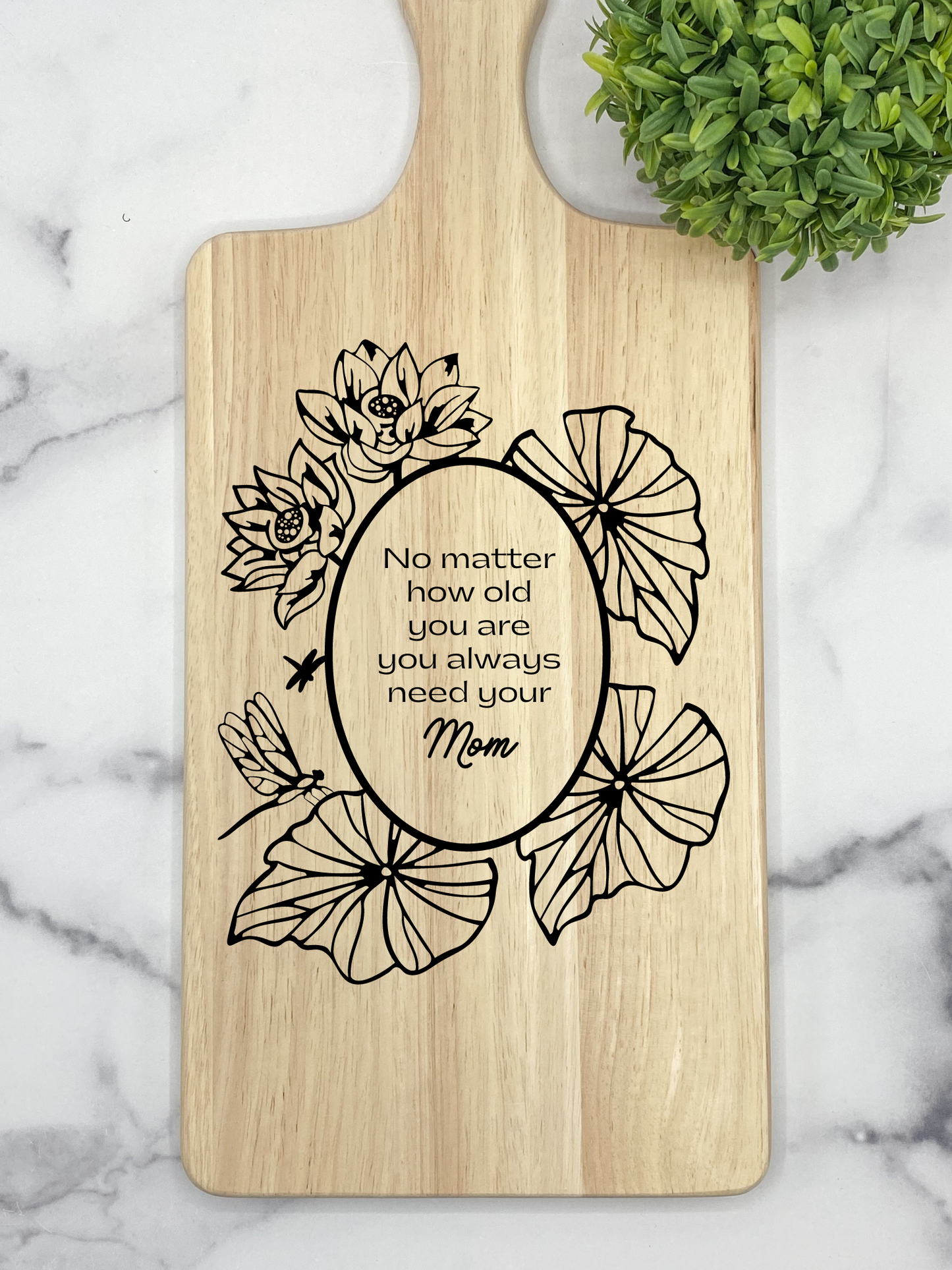 Large Floral Charcuterie Board
