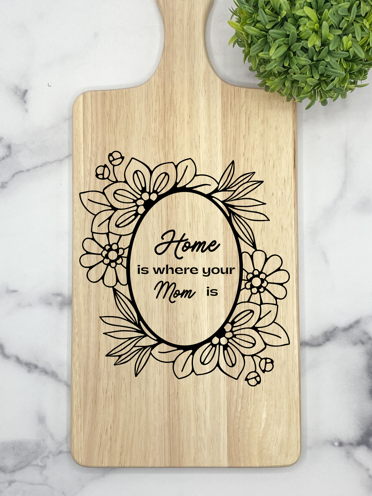 Large Floral Charcuterie Board