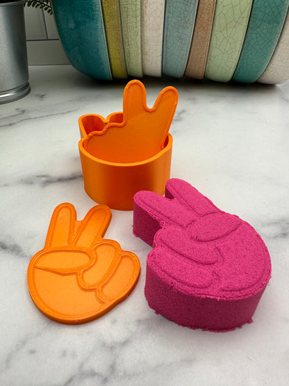 Peace Hand Sign Mold