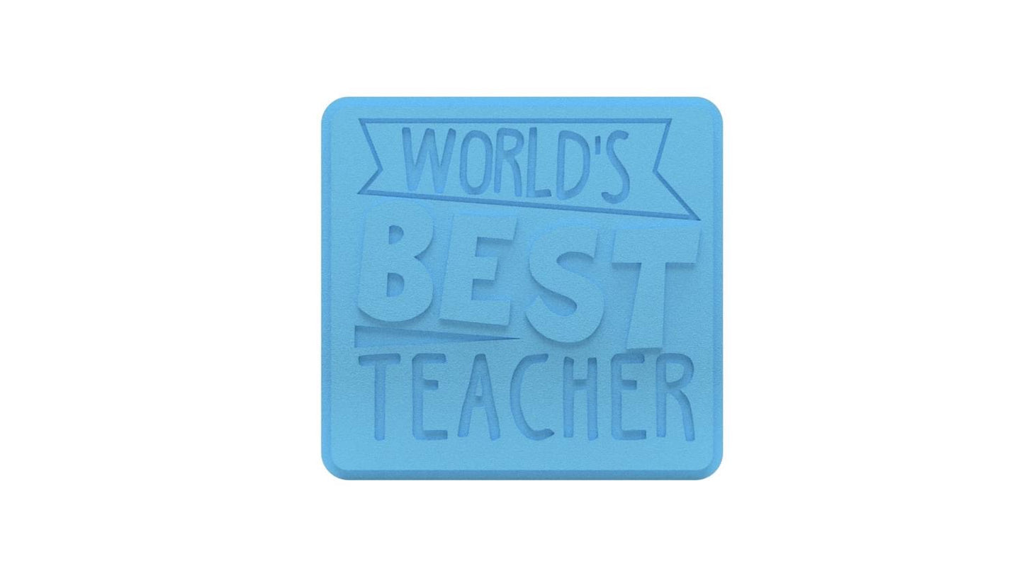 Worlds Best Teacher Mold