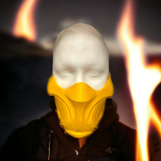 Yellow Ninja Half Mask