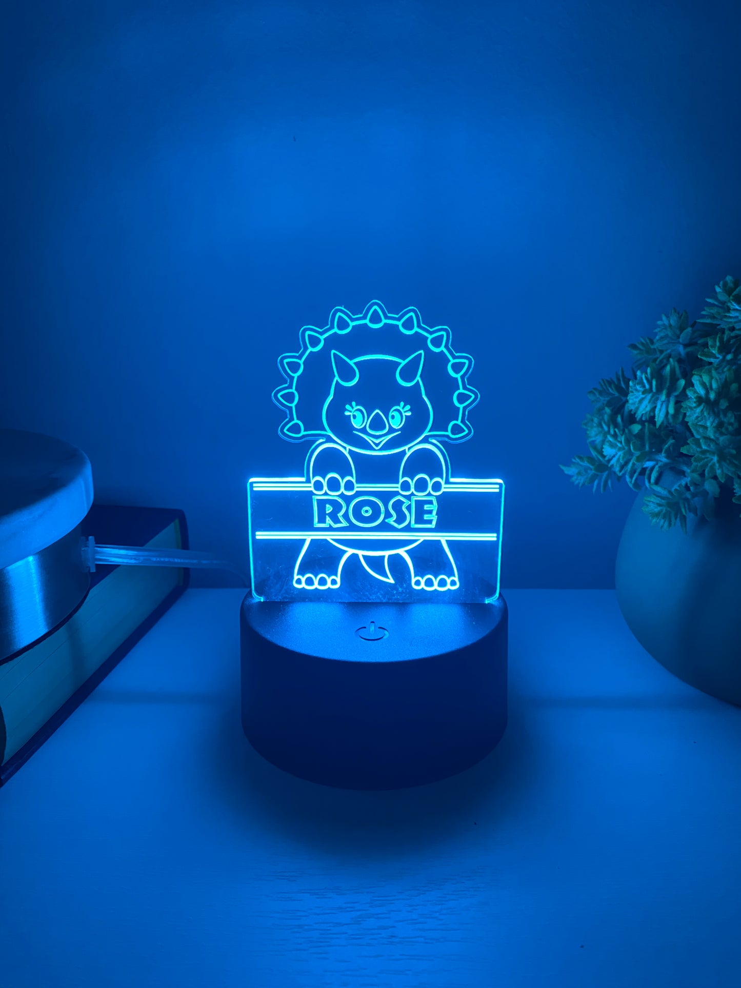 Personalized Triceratops Light
