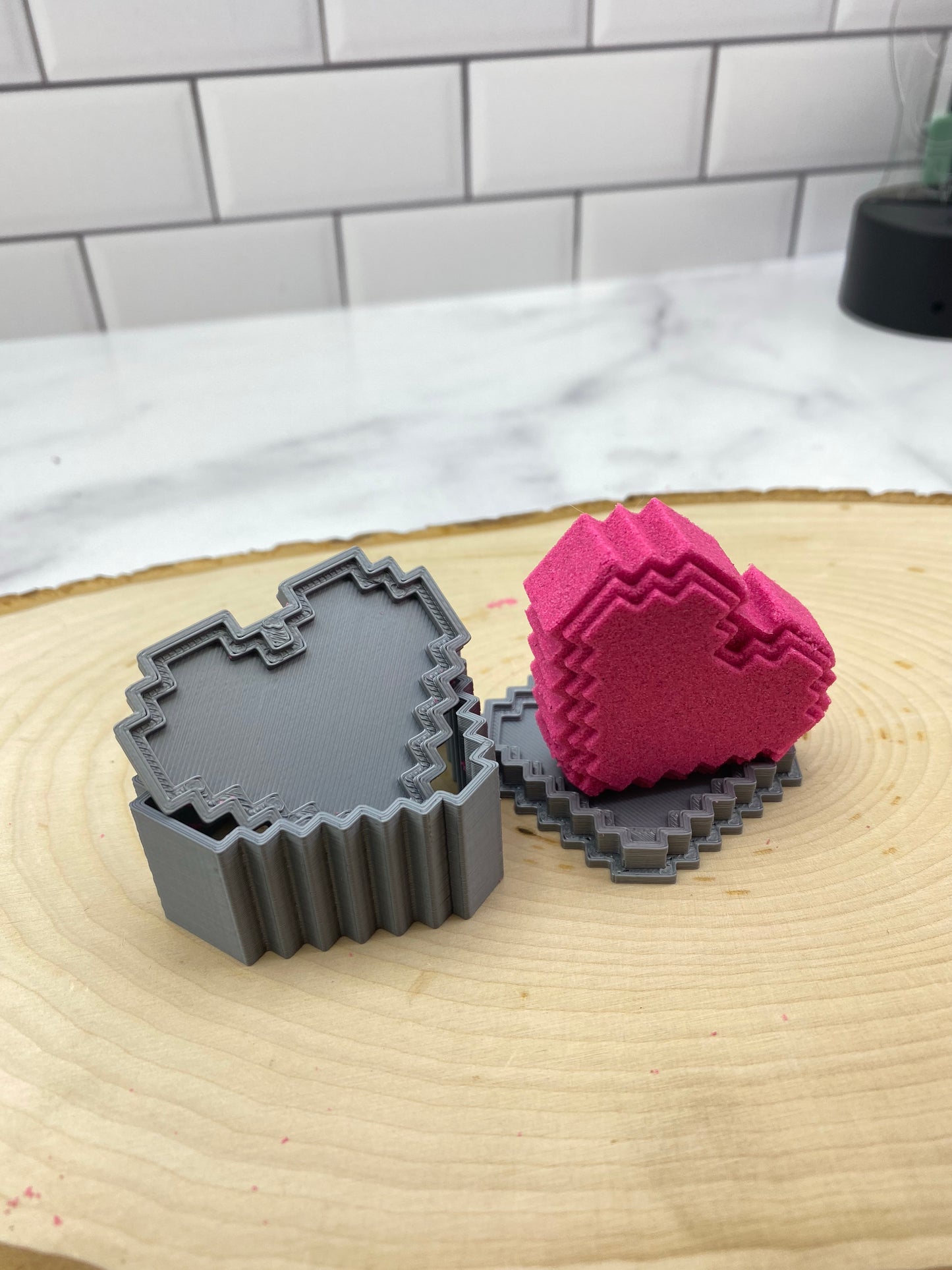 Pixel Heart Mold