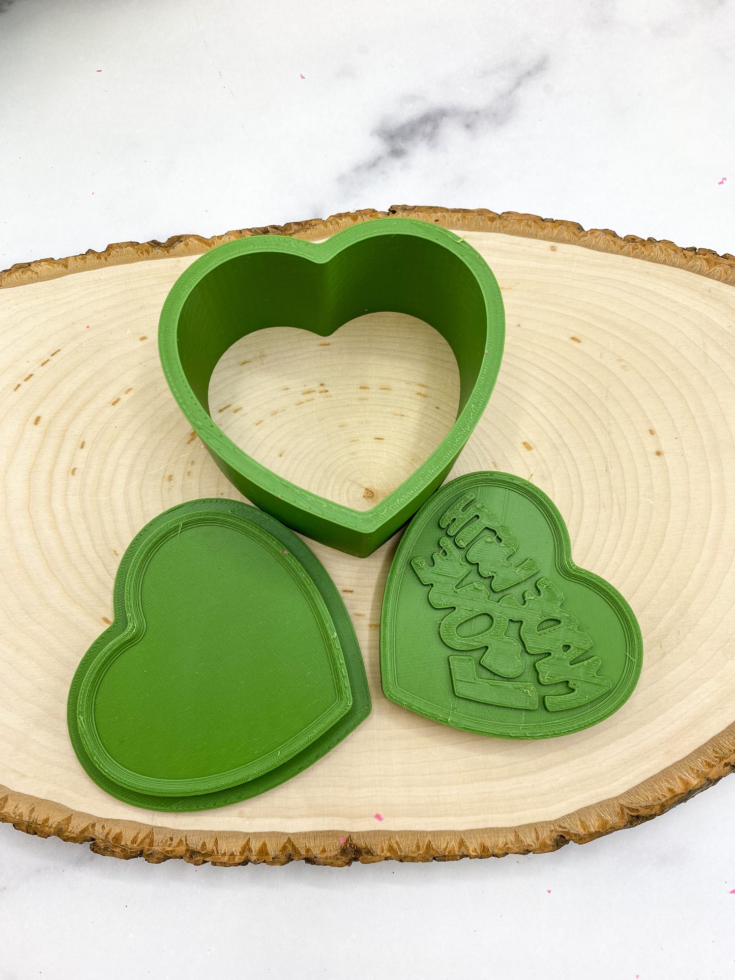 Made with Love Heart Mold