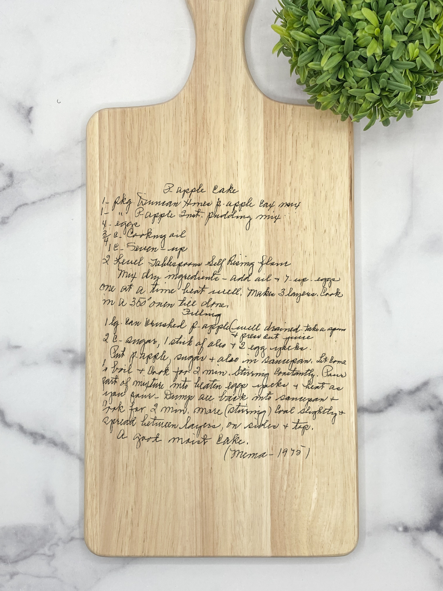 Custom Recipe Charcuterie Board